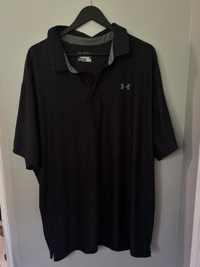 Under Armour Men’s Black Polo - Size: 3XL